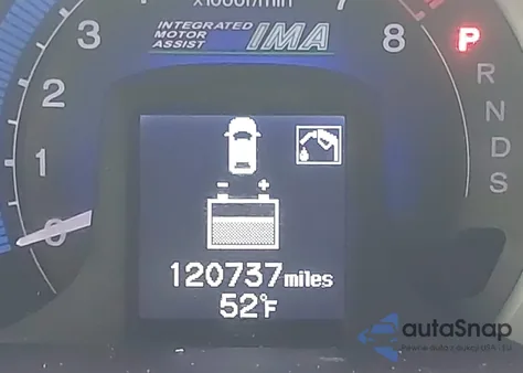 2010 Honda Insight Ex from USA, damaged, VIN JHMZE2H76AS010087